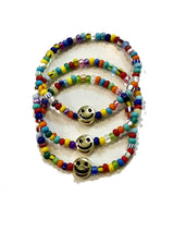 Gold Smileys - Bracelet Set of 3