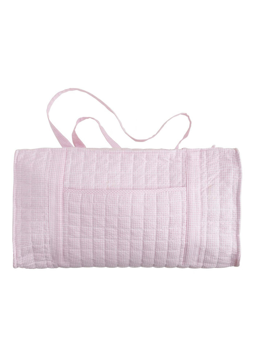 Quilted Luggage - Light Pink