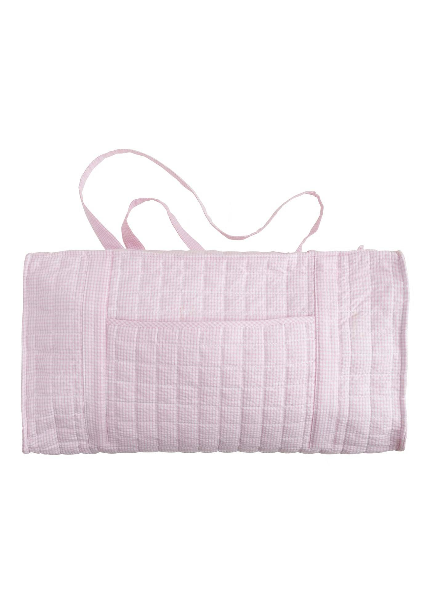 Quilted Luggage - Light Pink