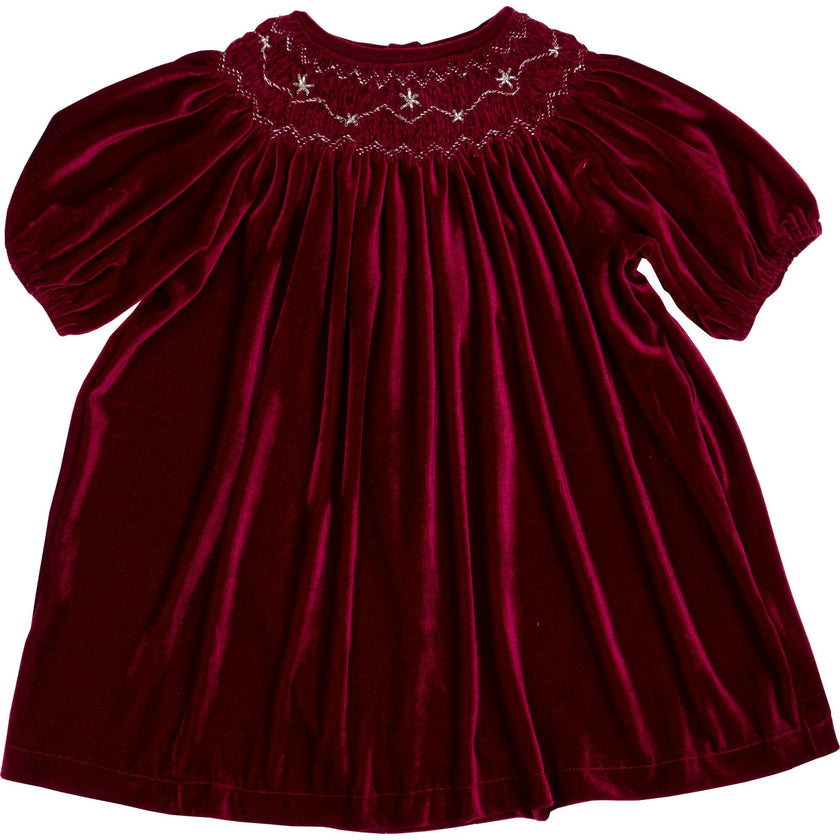 Velvet Smock Dress