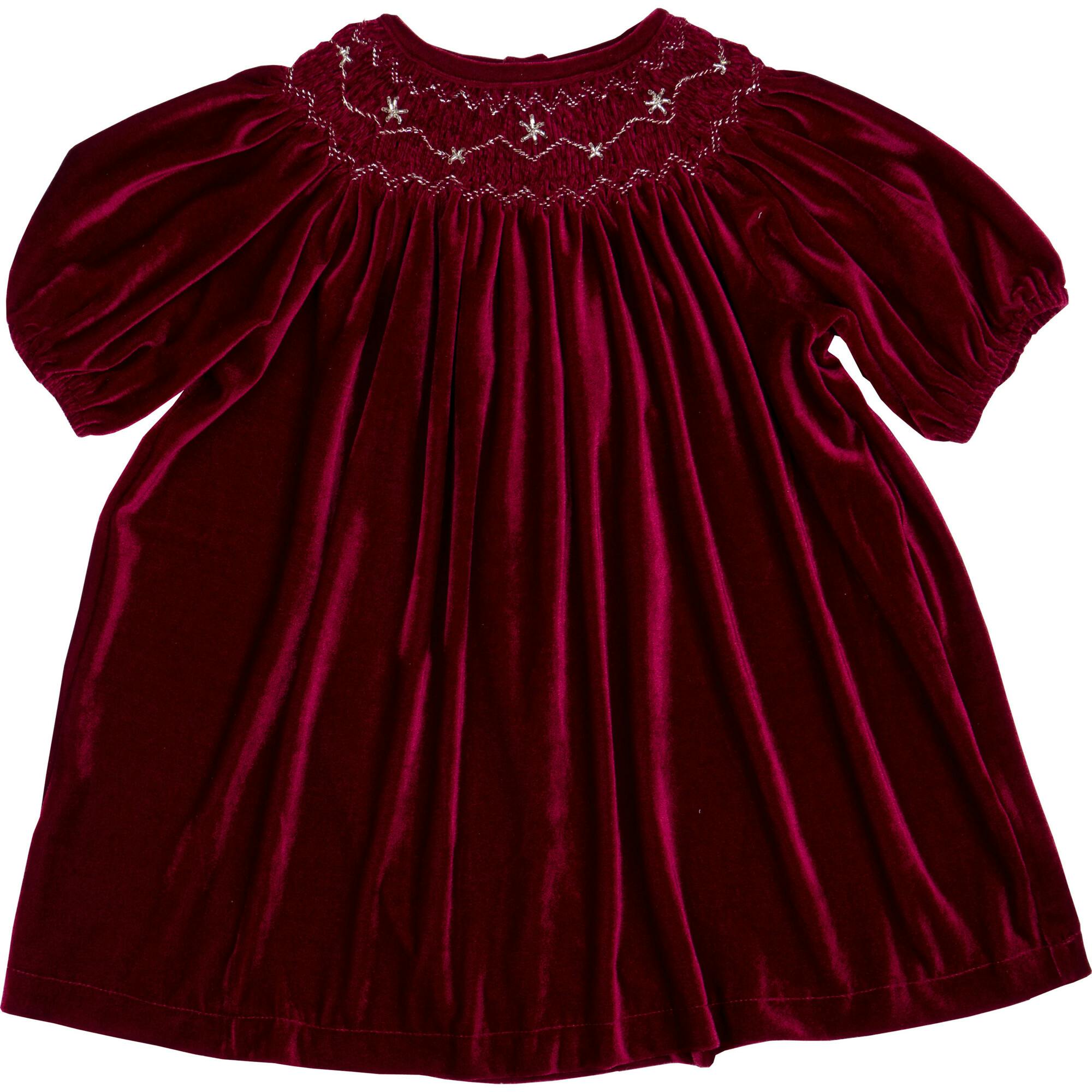 Velvet Smock Dress