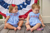 Smocked Bishop Bubble - Flags