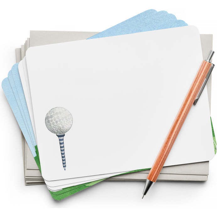 Set of 8 Flat Notecards