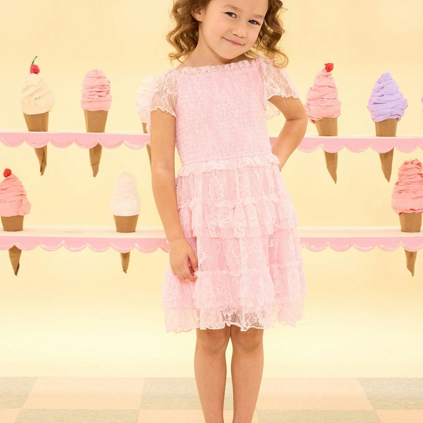 Mini Addy Dress in Light Pink