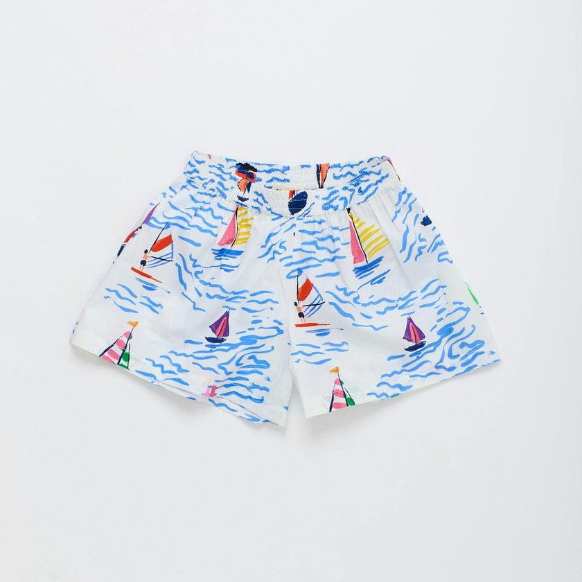 BARCOS SHORTS WHITE