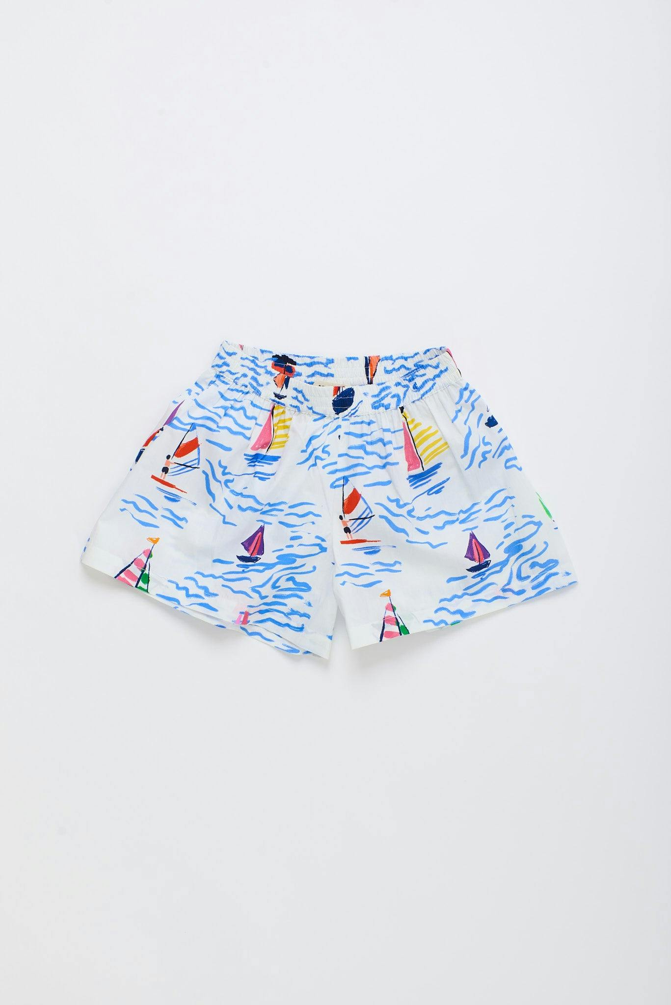 BARCOS SHORTS WHITE