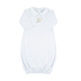 Pointed Collar Little Gown