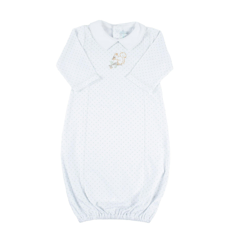 Pointed Collar Little Gown