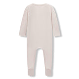 Sepia Rose Luxe Solid Zipper Footed Romper