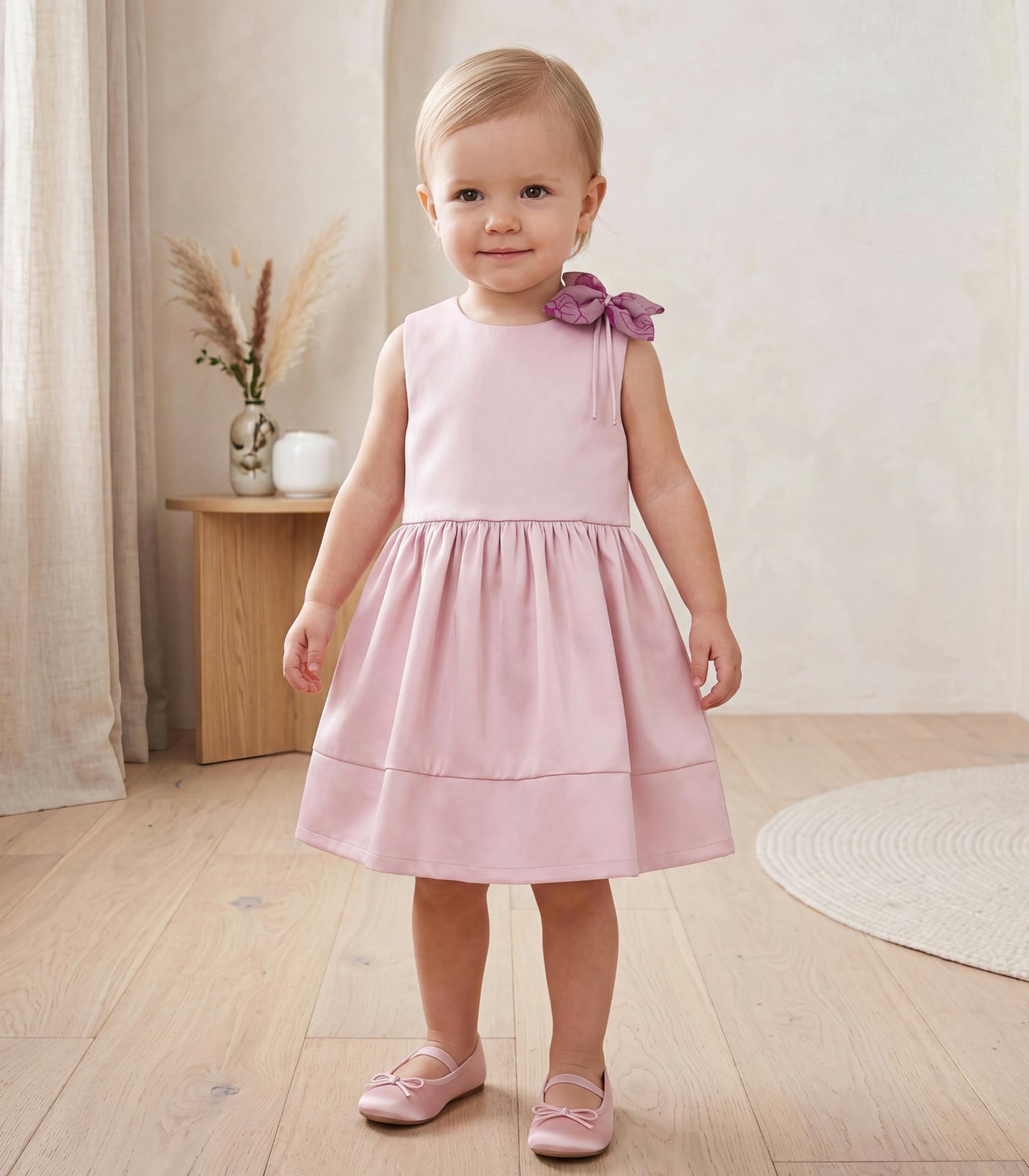 Fenicia Baby Dress, Pink