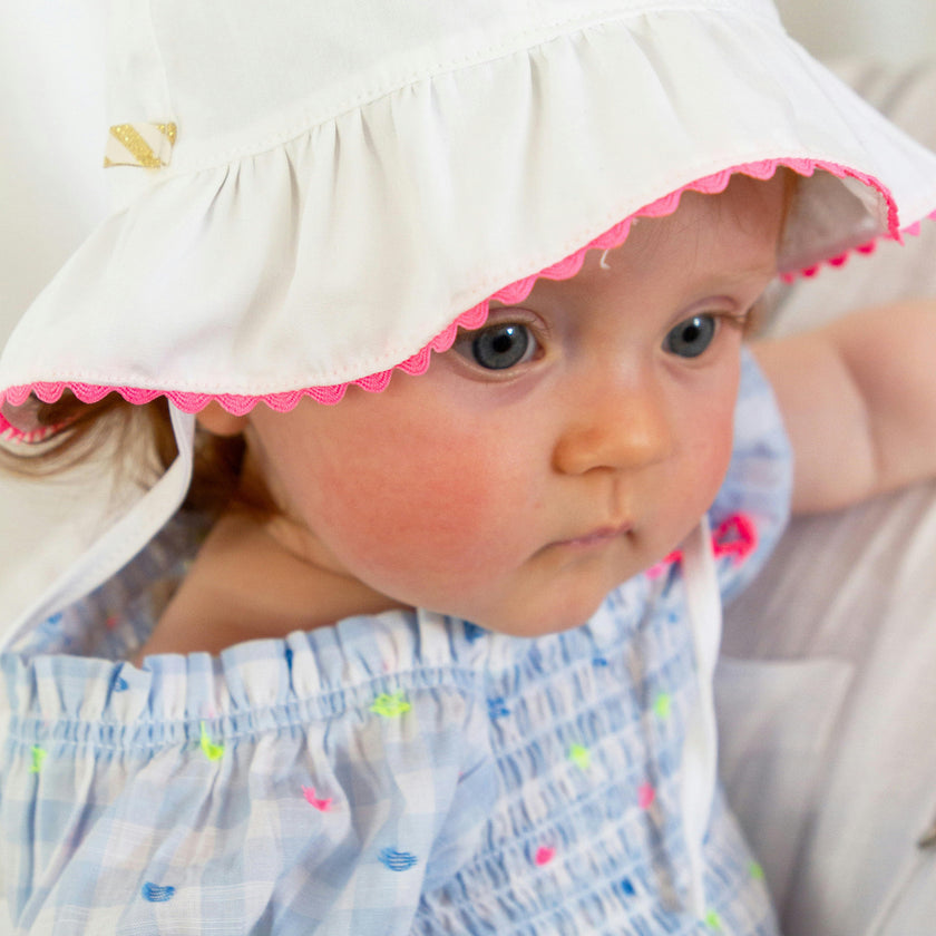 Light Blue Checkered Kids’ Dress
