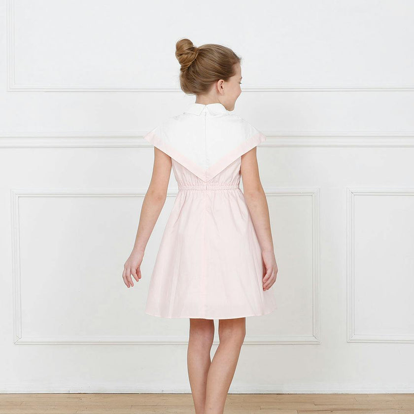 Stella dress (blush pink/ivory)
