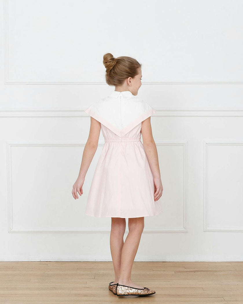 Stella dress (blush pink/ivory)