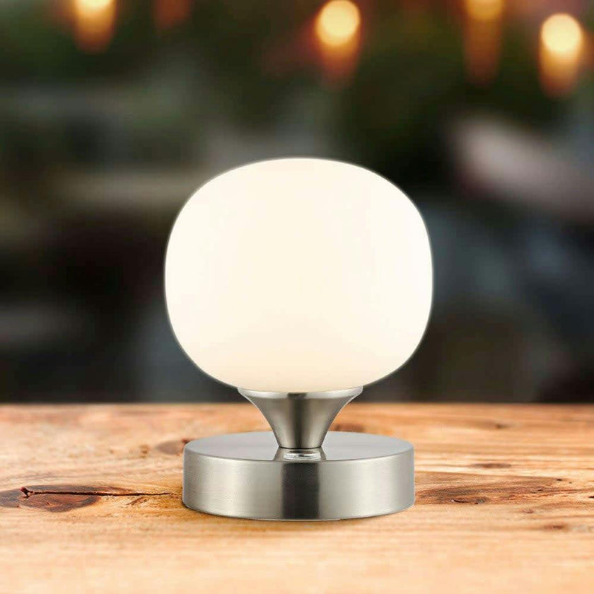 Owen 6.13" Bohemian Farmhouse Iron Rechargeable Integrated LED Table Lamp