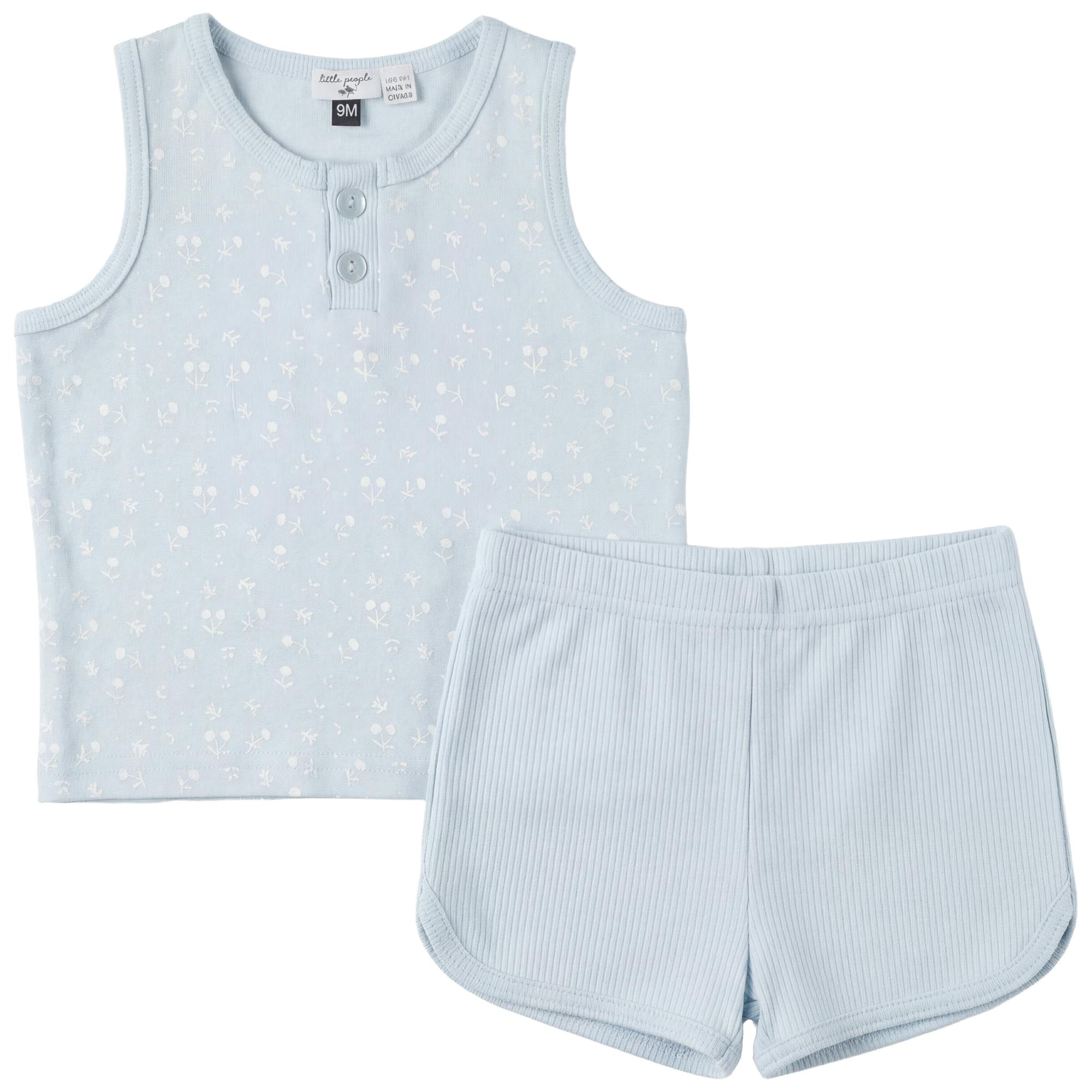 Sleeveless Short Set