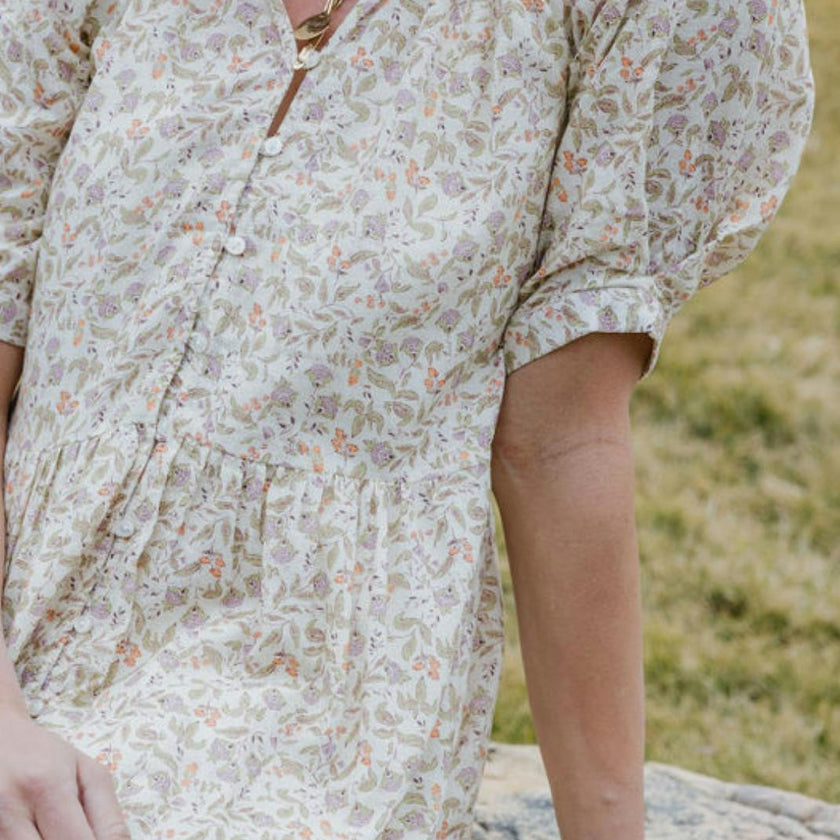 Ella Dress in Honey Blooms