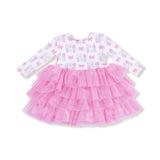 Big Sis - Long Sleeve Layered Tulle Dress
