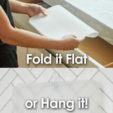 PopYum Silicone Drying Mat (12x16 in, 30x40 cm), Clear-Frosted
