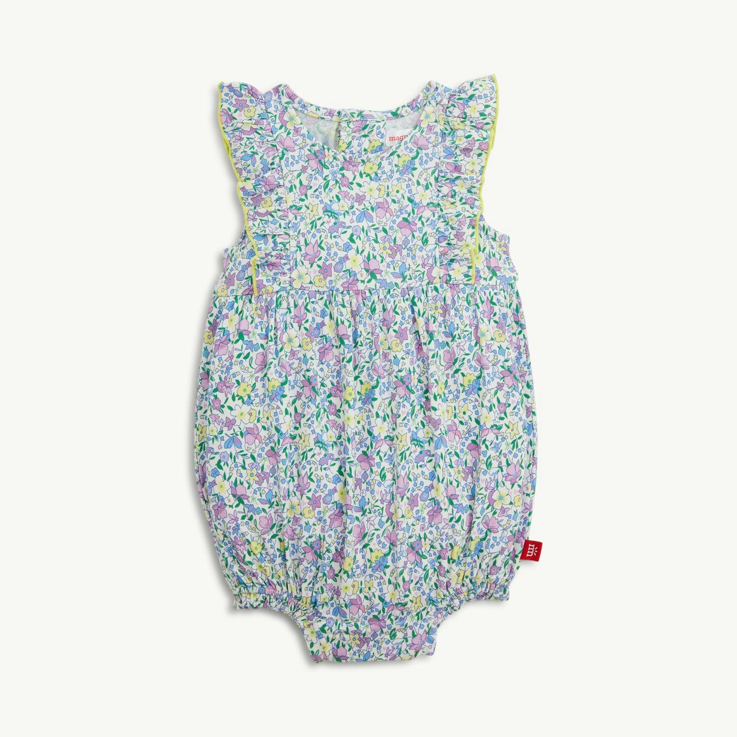 Magnetic Ruffle Bubble Romper