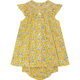 Made With Liberty Fabric Smocked Baby Dress Poet