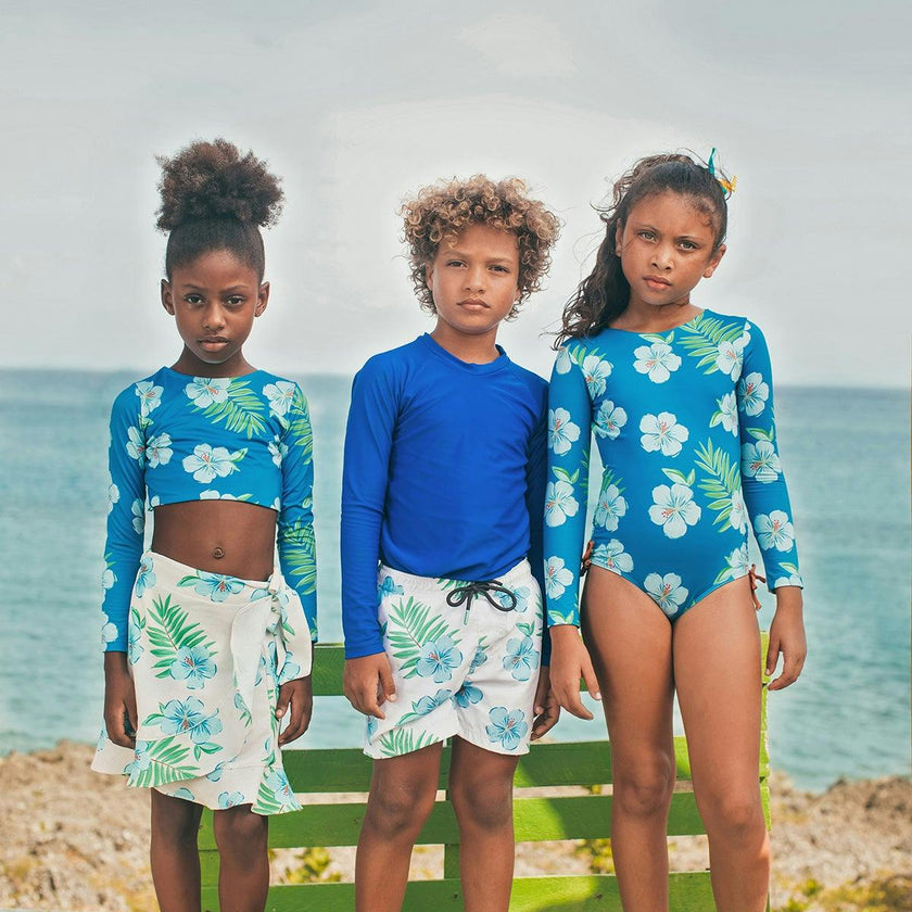 HIBISCUS AZUL - JESS LONGSLEEVE