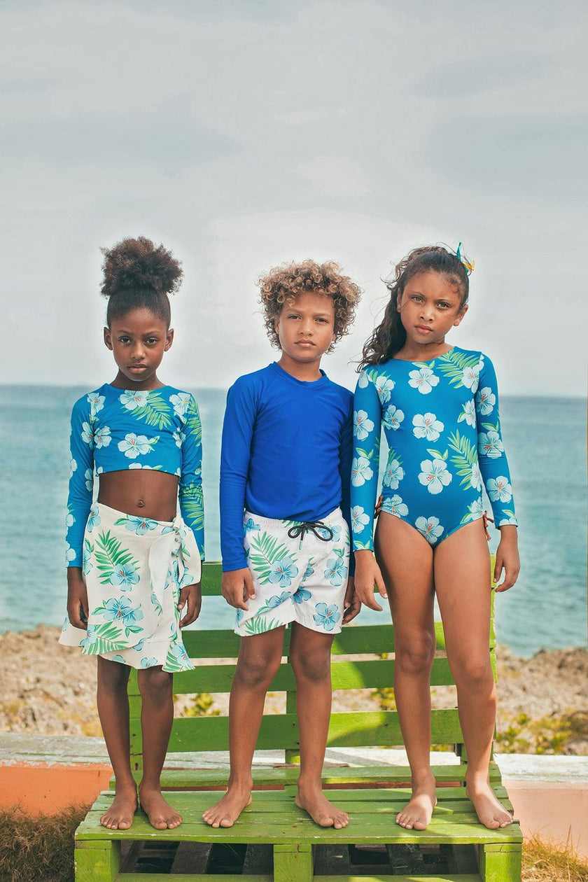 HIBISCUS AZUL - JESS LONGSLEEVE