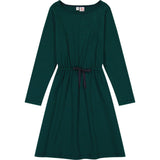 Lila Tween Striped Drawstring Dress, Stripes