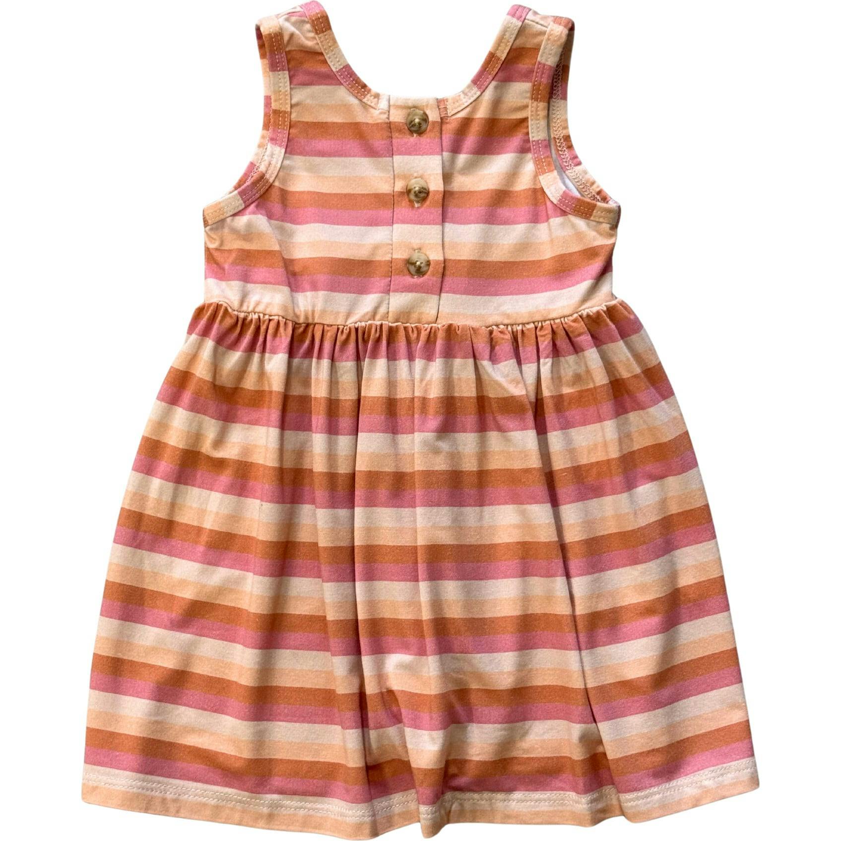 Henley Tank Dress Summer Polka Dots