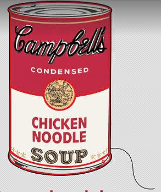Chicken Soup by Andy Warhol