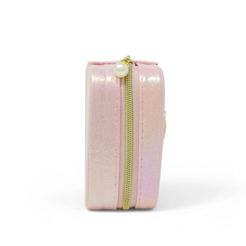 Girl's Sparking Sequin Heart Jewelry Box