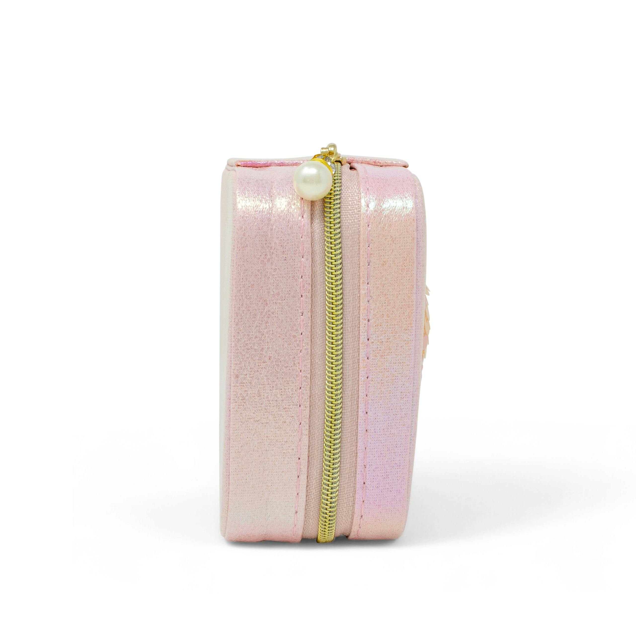 Girl's Sparking Sequin Heart Jewelry Box