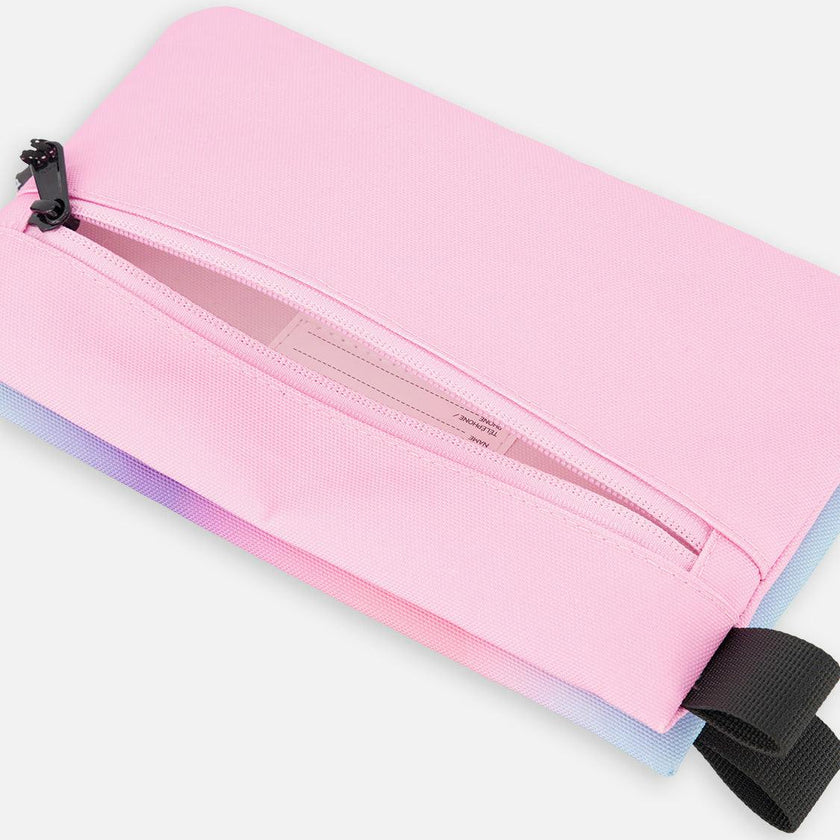 Little Girl Gradient Double-Compartment Pencil Case