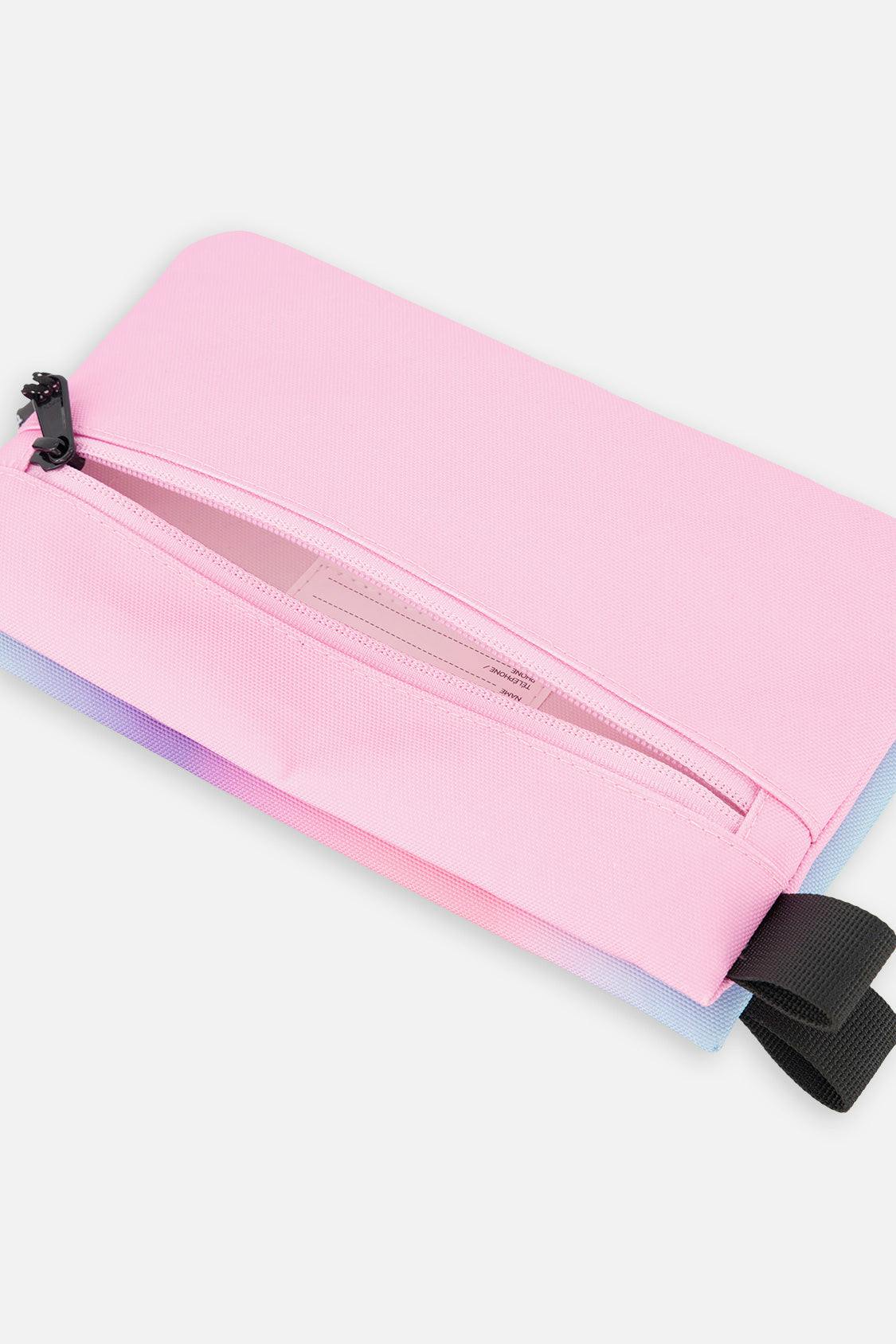 Little Girl Gradient Double-Compartment Pencil Case