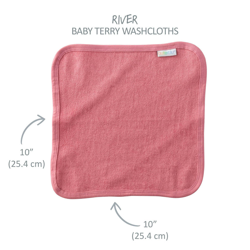 RIVER 10-Pack Baby Wash Cloths
