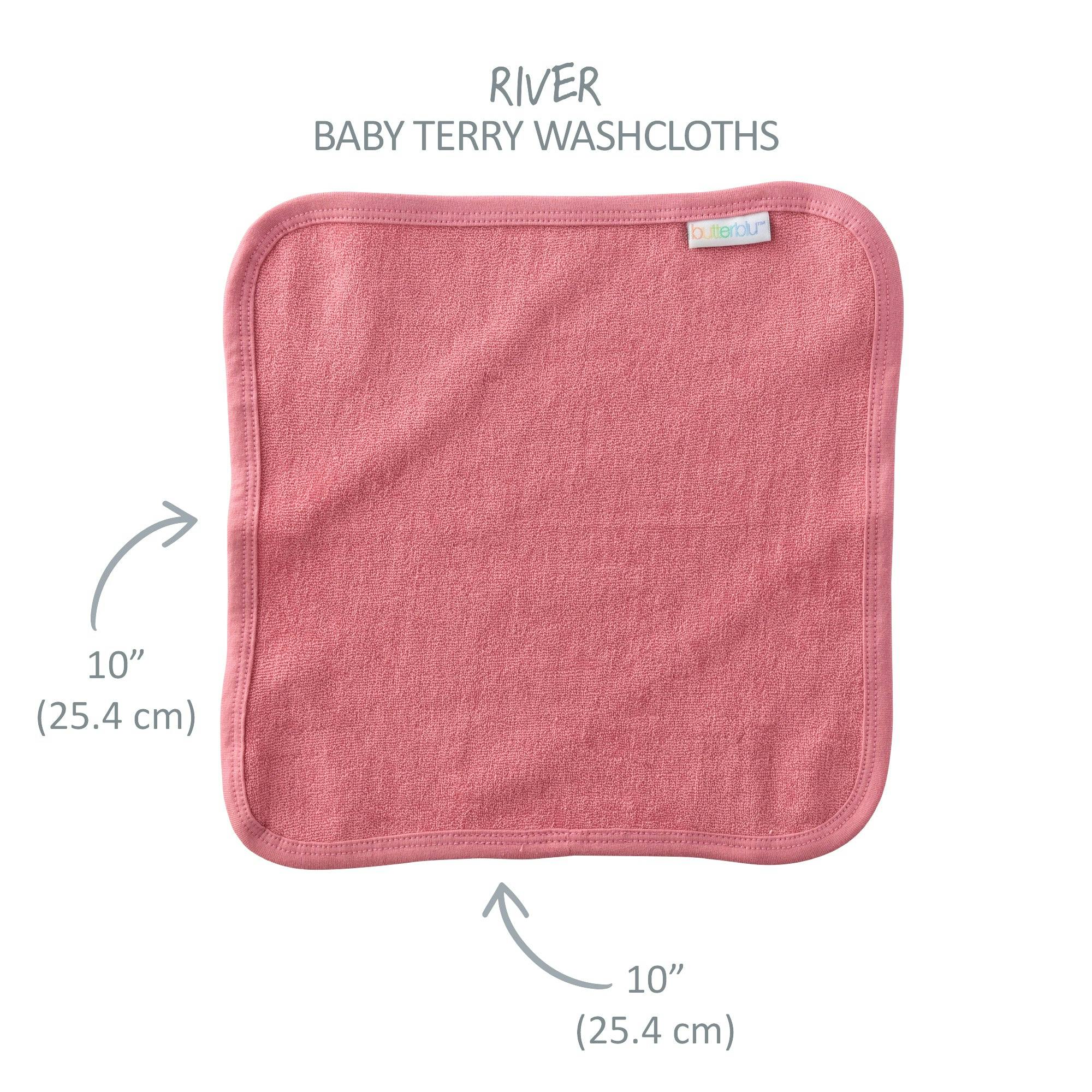 RIVER 10-Pack Baby Wash Cloths