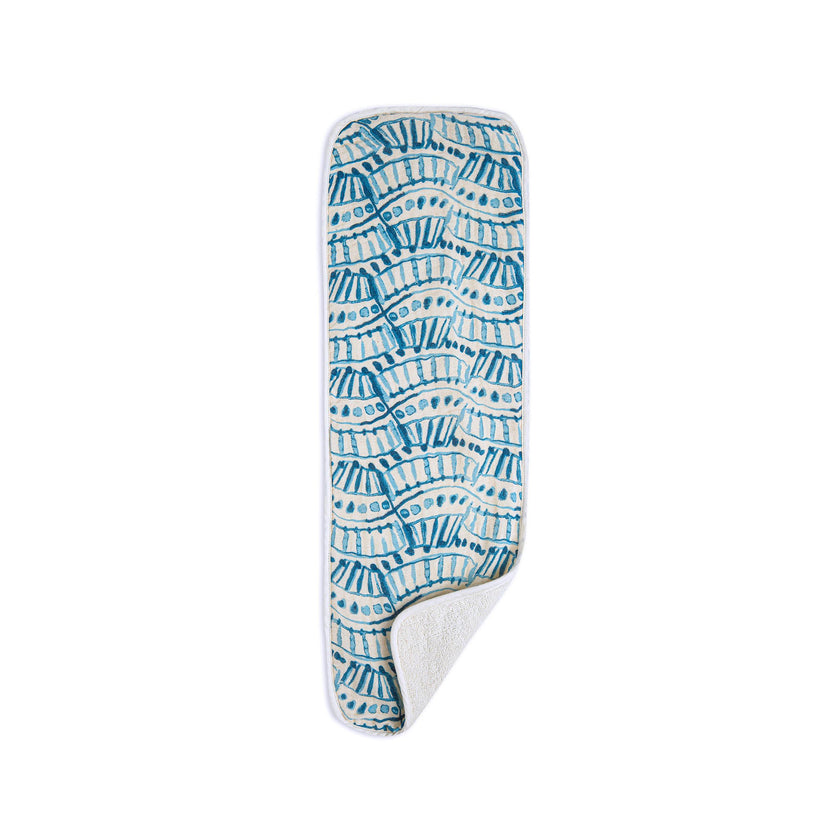 Caspian Whale Cotton Burp Cloth (Set of 3)