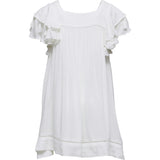 White Tassel Time Beach Dress