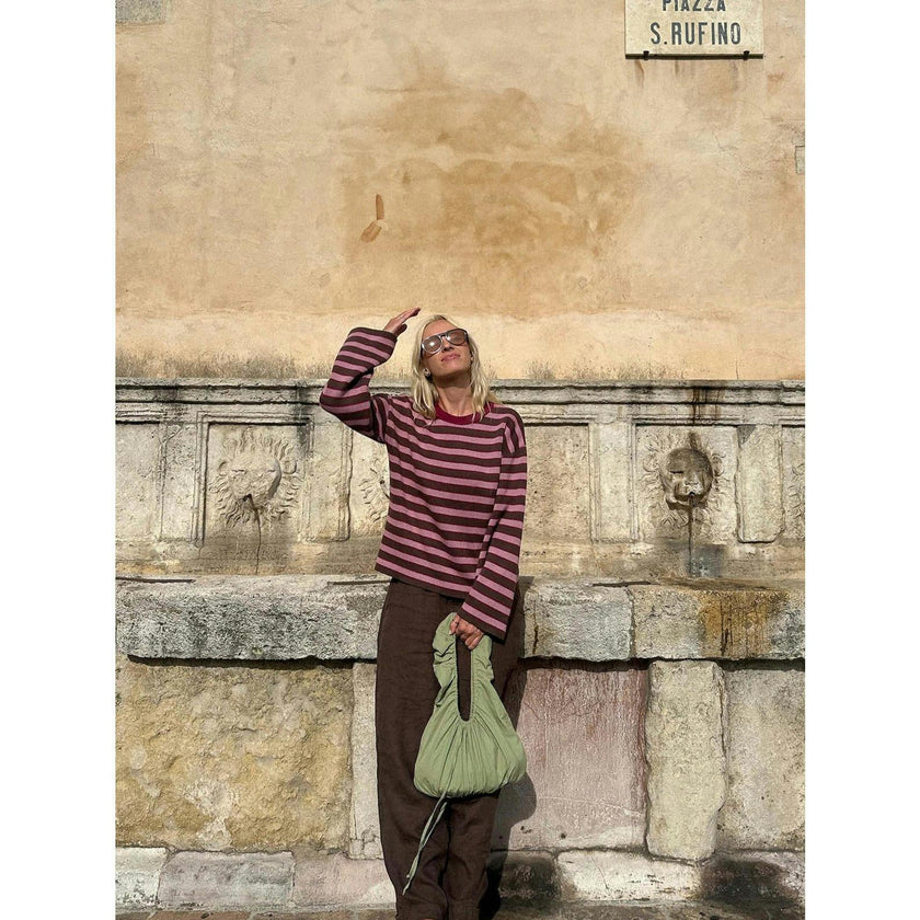 scrunchie bag - green tea