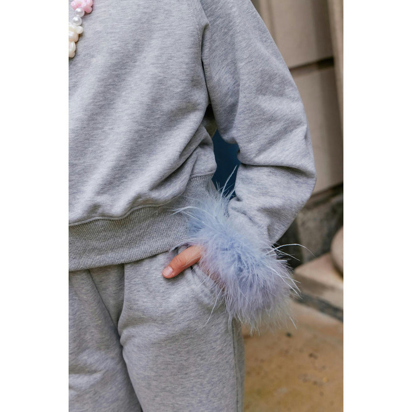 Grey Feather Athletic Set