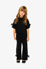 Flare Legs Milano Pants Black
