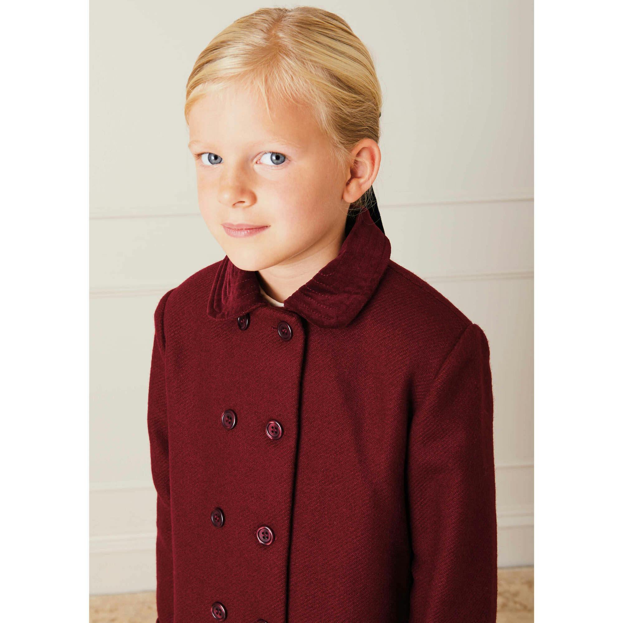 Traditional Double Breasted Coat in Brown (12mths-10yrs)