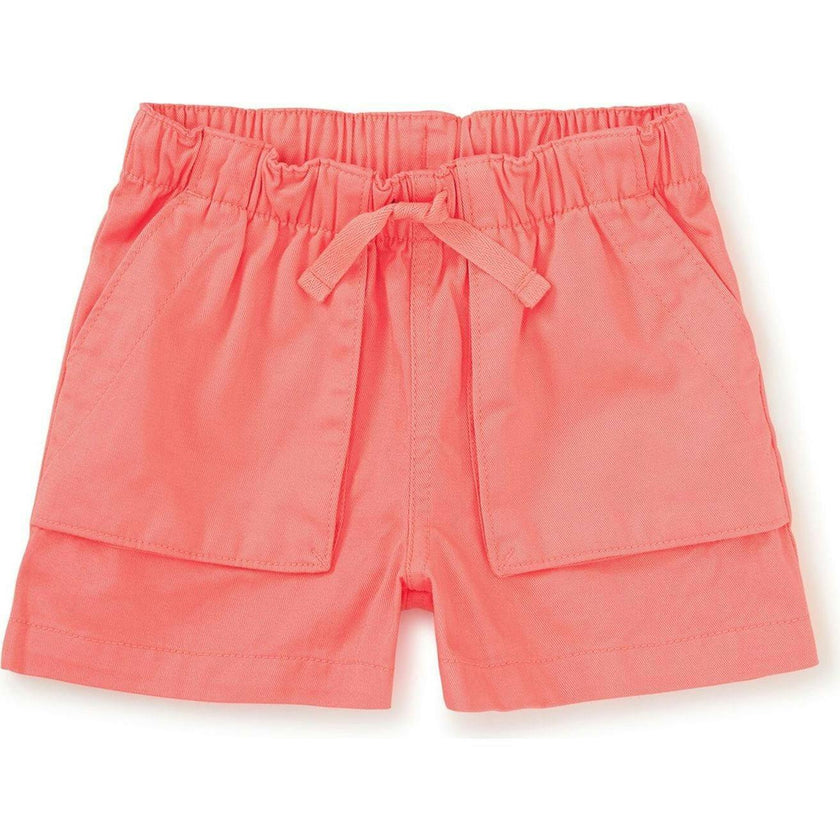 Woven Camp Shorts, Pink