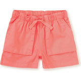 Woven Camp Shorts, Pink