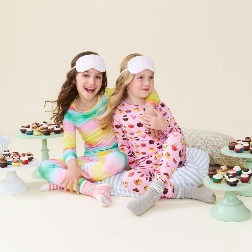 Kids Bamboo PJ Set - Tie Dye