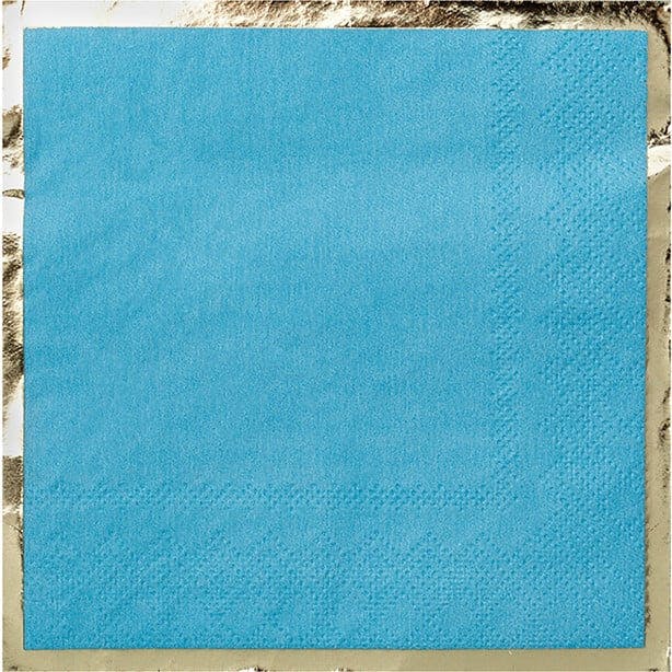 Posh Blue My Mind Cocktail Napkins