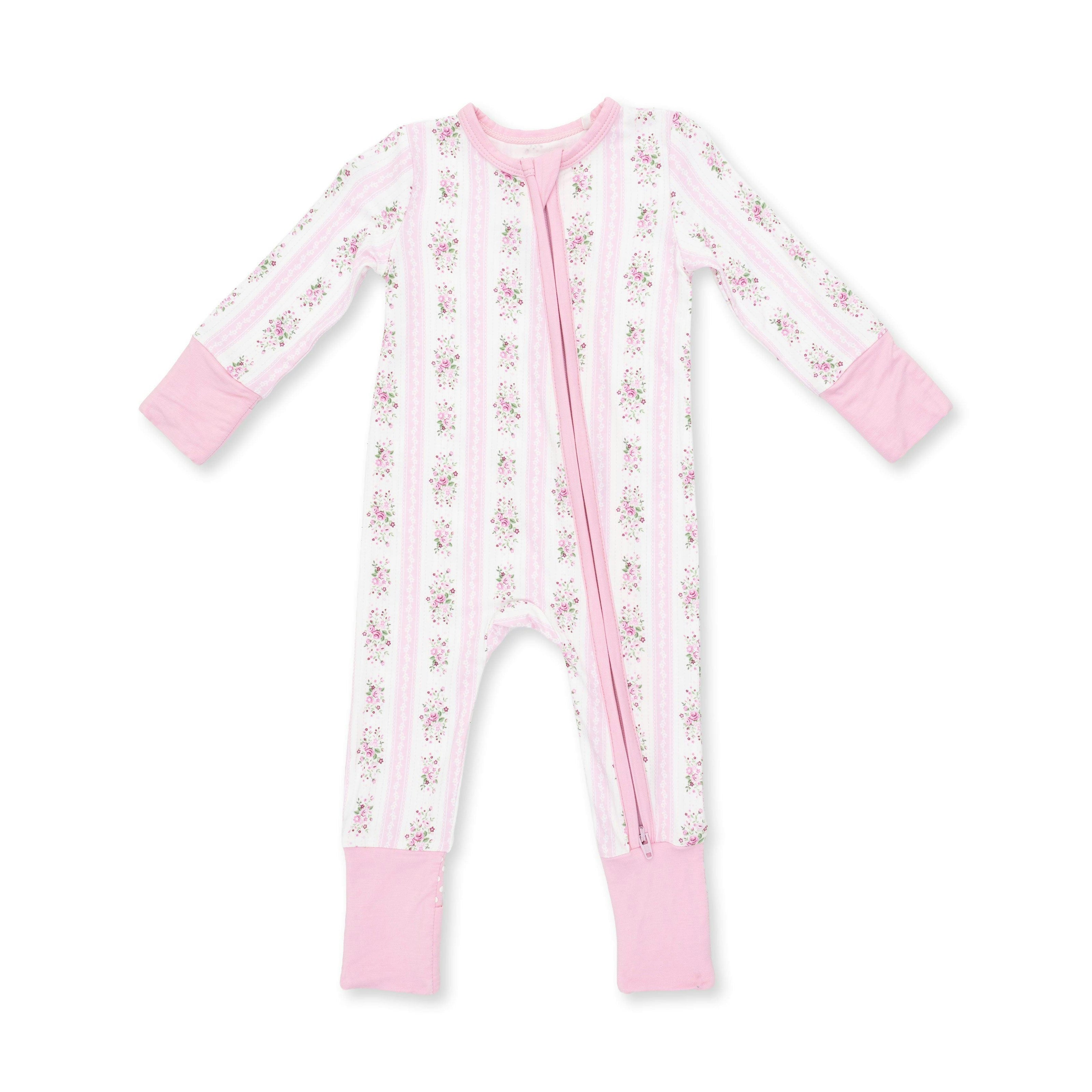 Bella Rose Stripe - Convertible Romper