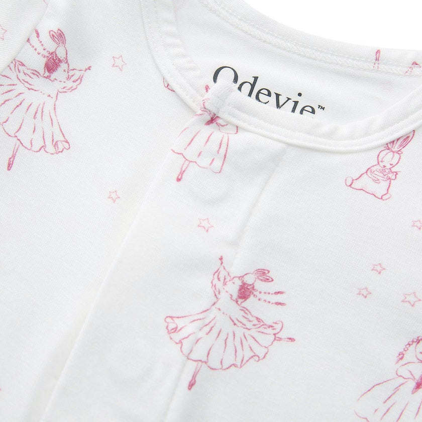 Bamboo Footie Pajama Sleepsuit - Princesse Rose
