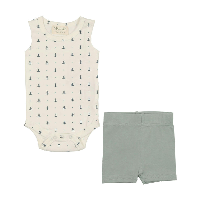Boys Onesie & Short Set