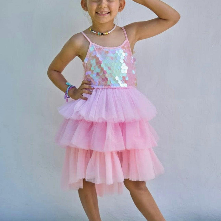 Rose Magic Paillette Dress