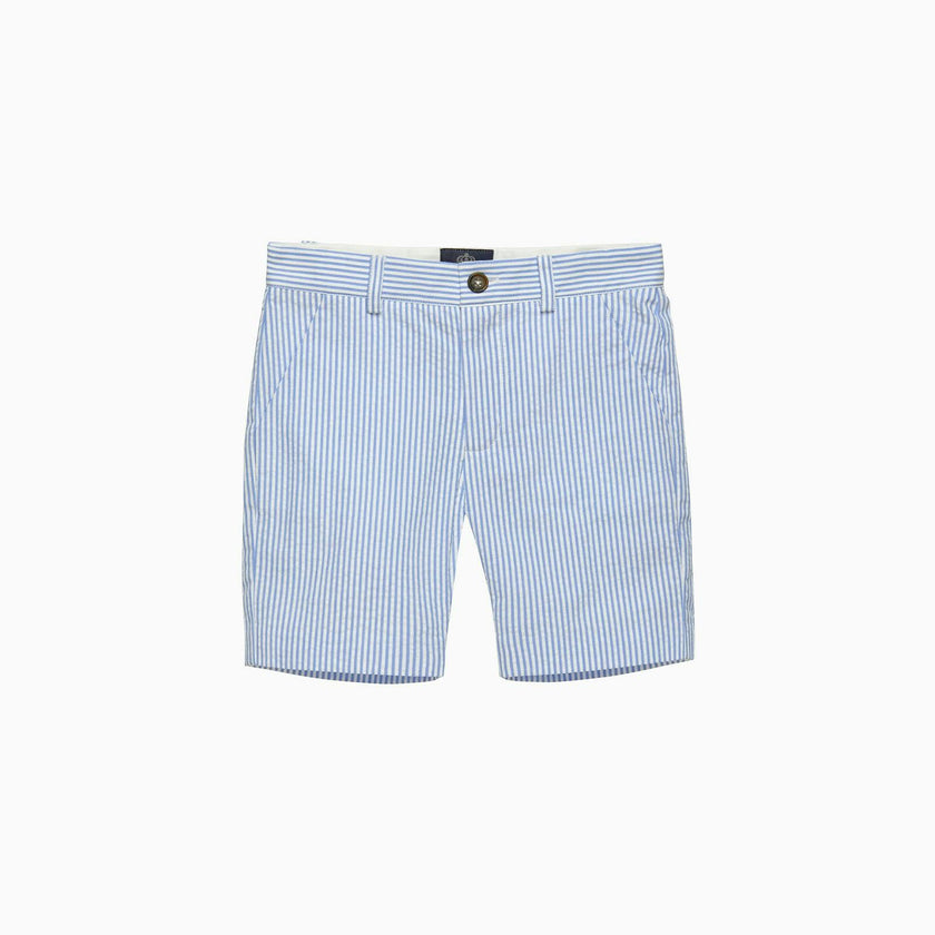 Theo Tailored Shorts in Blue Stripe